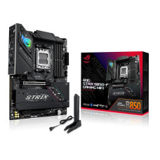 ASUS ROG Strix B850-F Gaming WiFi AMD AM5 B850-F ATX Motherboard 16+2+2 Power Stages, AI PC, DDR5 AEMP, WiFi 7, 4X M.2, PCIe® 5.0, Total Support of 19 USB, 20Gbps Type-C®, AI Networking II, Aura Sync